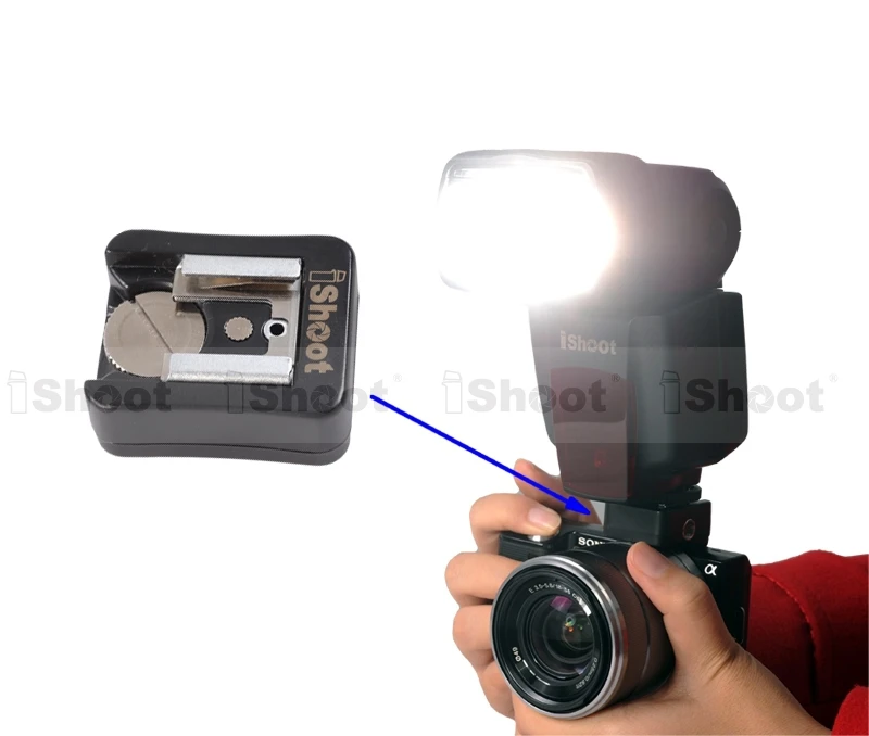 Universal Hot Shoe Mount Adapter for Canon Nikon Pentax Olympus Metz