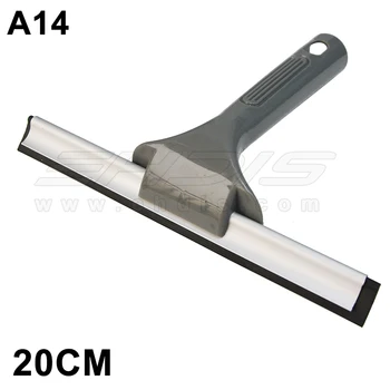 

21cm length aluminum squeegee with holder rubber window squeegee wiper window glass water scraper tool A14S