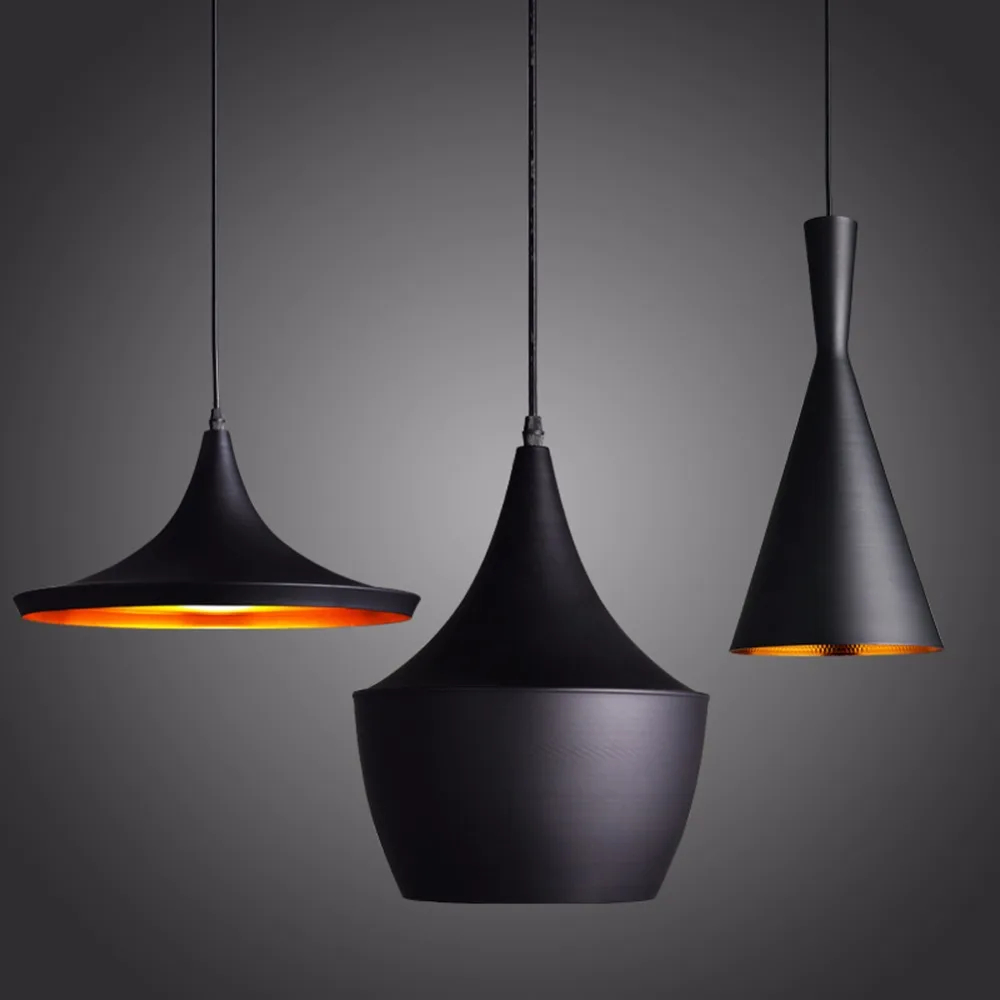 

Vintage Pendant Lights Fixtures Hanging Led Lamp Dinging Room Home Lighting Beat Musical Pendant LampE27 AC110V 220V