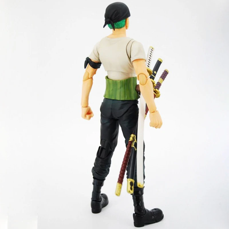 Joints Movable Variable ONE PIECE Roronoa Zoro PVC Action Figure Toy Doll (5)