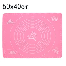 50*40 cm Silikonmatte Backen Kuchen Pfannen 100% Antihaft-silikon Pad Tischgrill Pad Gelee Fondant kochen Platte Küche Werkzeuge