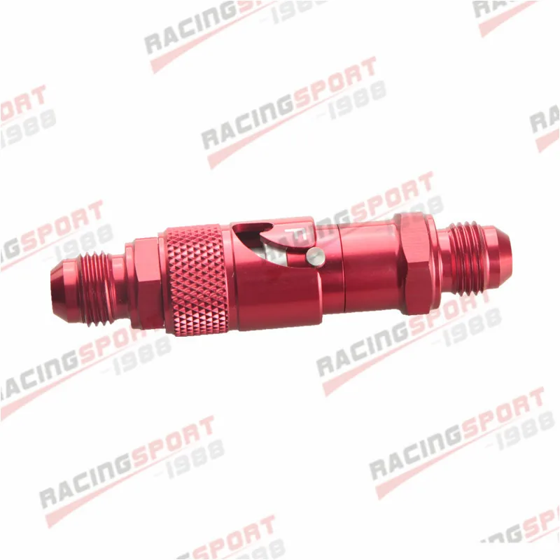 AN6 AN-6 PTFE Teflon oil gas Line E85 Fuel Hose Kit+fitting adaptor 6AN 5M BK