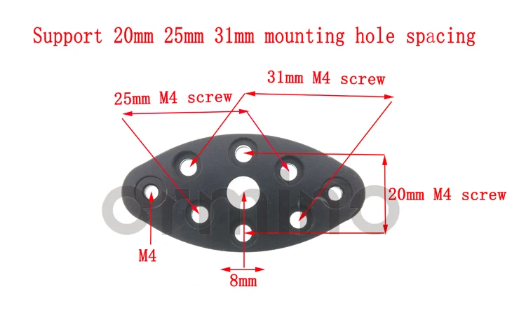 Hélice de Carbono Ormino Polegada Hélice Dobrável t Estilo Motor 22 24 Uav Quadcopter rc Drone Multicopter Adereços 20 4 uav quadcopter hélice rc zangão multicopter adereços