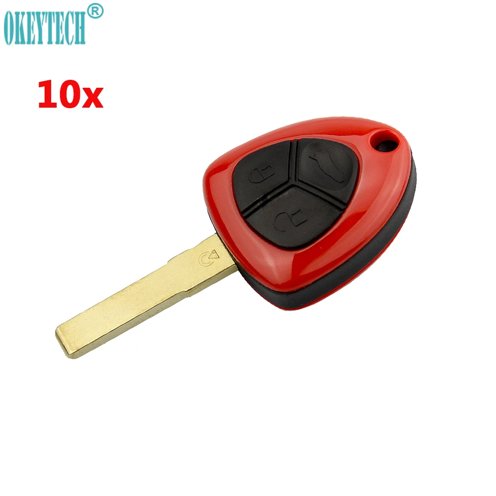 OkeyTech 10PCS/LOT 3 Buttons Replacement Shell Remote Key Fob Case for Ferrari 458 Uncut Blade Hight Quality Case Cover OkeyTech 10PCS/LOT 3 Buttons Replacement Shell Remote Key Fob Case for Ferrari 458 Uncut Blade Hight Quality Case Cover