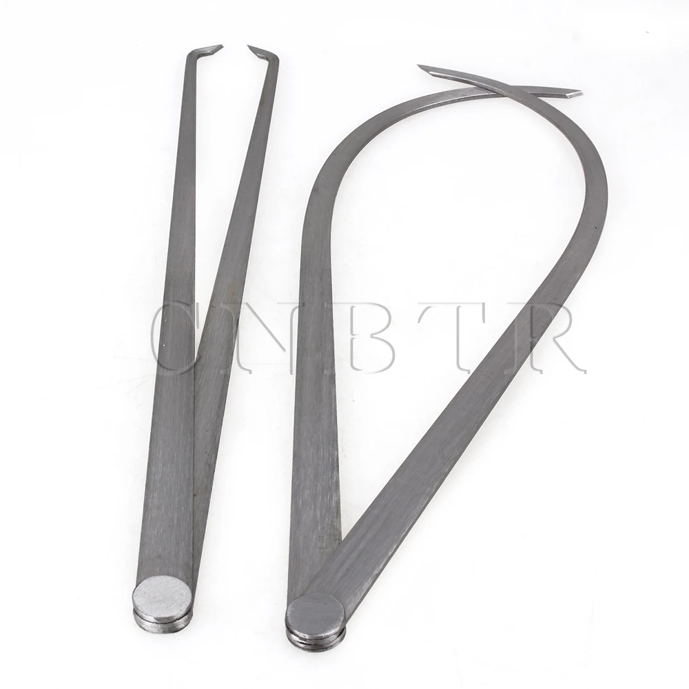 

CNBTR 2pcs Metal Firm Friction Joint Inside Straight Outside Bow Calipers Tools 300mm