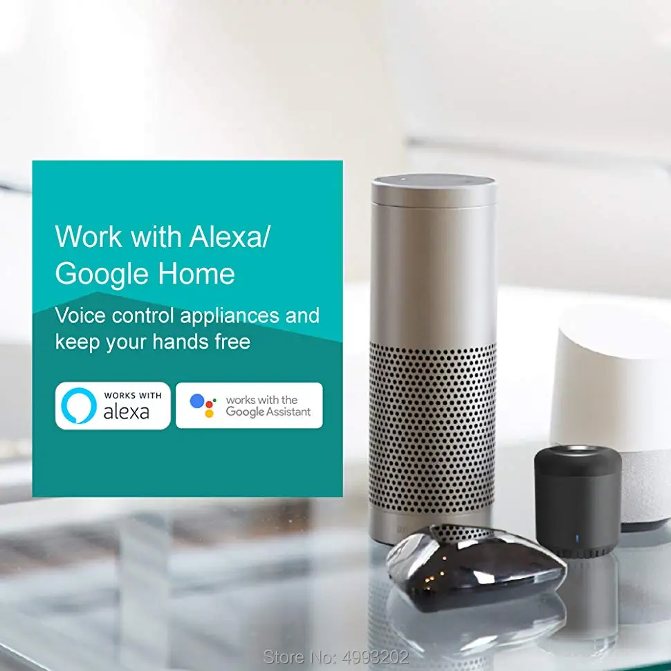 Broadlink RM Mini 3 WiFi+ 4G+ ИК пульт дистанционного управления работа с Alexa Google Assistant IFTTT умный дом ТВ AC приложение управление Лер
