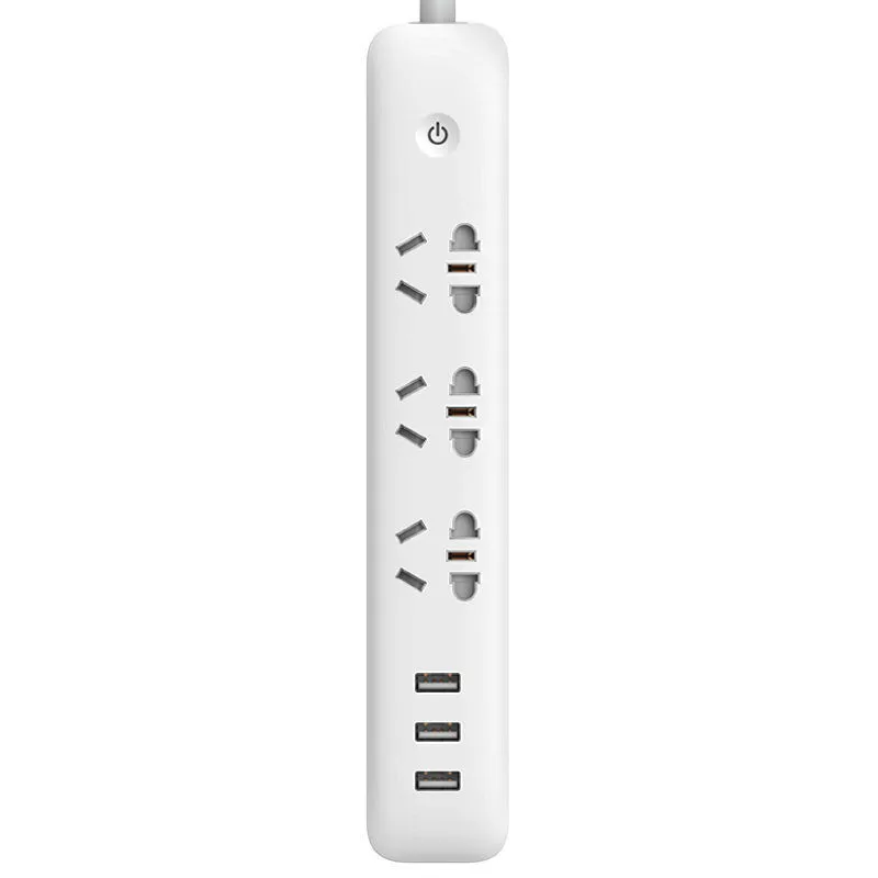 Цена Xiao Mi Qingmi Умный дом беспроводной мощность полосы 3 порты USB быстрой зарядки 5 домкраты расширение wi fi розетка Цзя приложение Remote