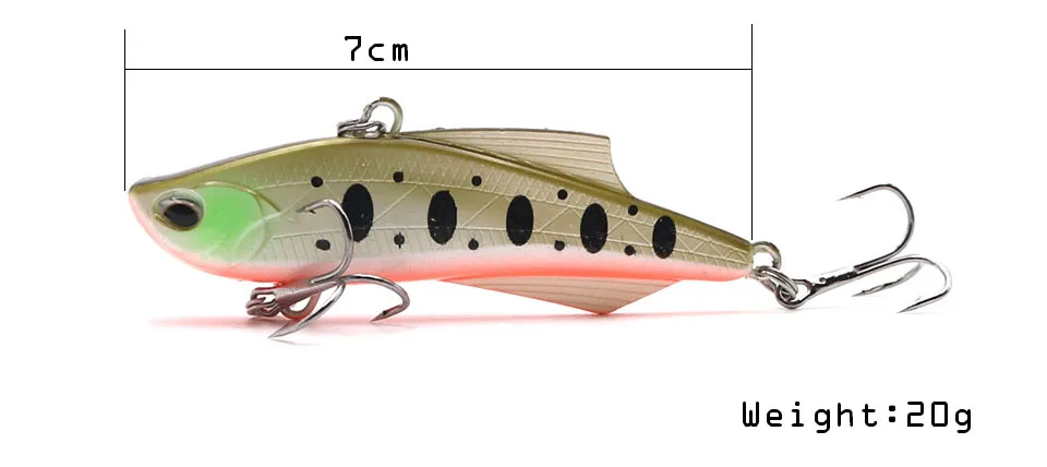 HISTOLURE 1 шт. рыболовные приманки 7 см/20 г Тонущая VIB приманка искусственная Вибрация кренкбейт воблеры рыболовные снасти Pesca