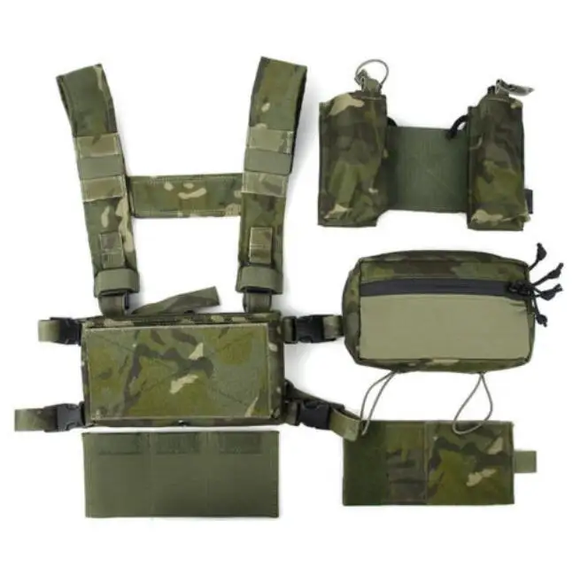 

TMC Hunting Tactical Vest Modular Chest Rig Set 500D Multicam Tropic
