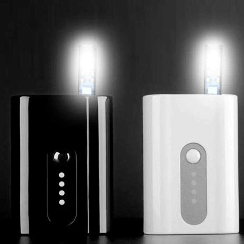 جديد البسيطة USB Led ليلة ضوء التخييم مصباح جهين 12 المصابيح USB شحن القراءة ضوء الكمبيوتر مكتب للحاسوب شخصي LED مصباح p25