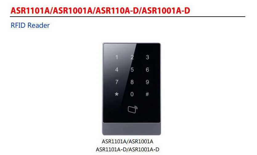 

In Stock Free Shipping DAHUA Access Control Reader RFID Reader Without Logo ASR1101A