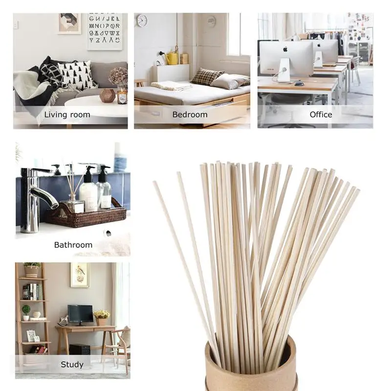 

50pcs Oil Diffuser Replacement Rattan Reed Sticks