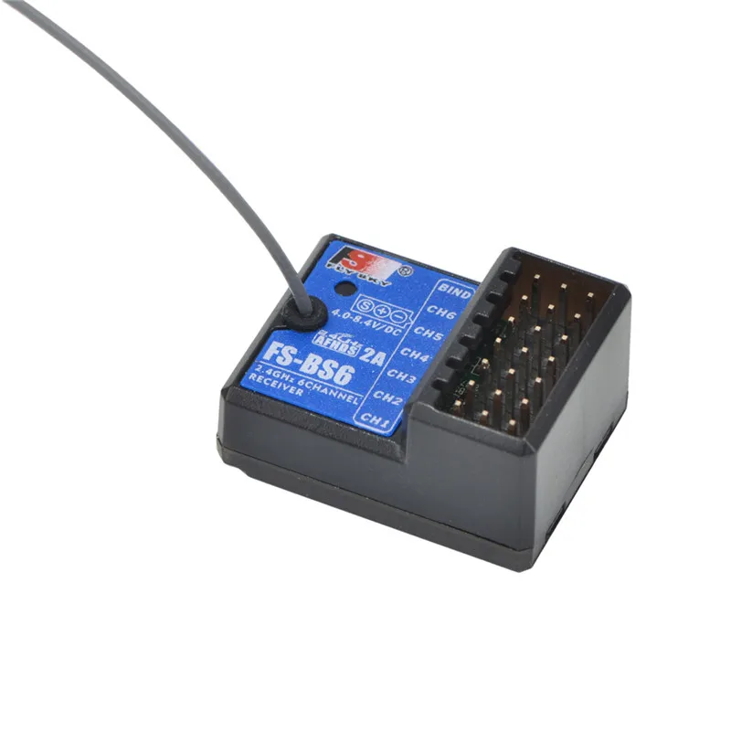 

Flysky FS-BS6 Mini Receiver 29*22*16mm With Gyro Stabilization System for GT2E/IT4S/GT5 Transmitter