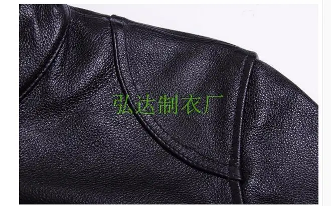 Free shipping.motor classic style,Plus size soft cowhide Jacket,fashion men's genuine Leather jacket.man biker's slim coat sheepskin leather coat