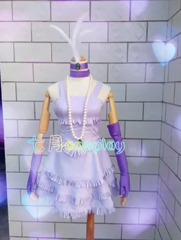 

LOL Mafia Jinx the Loose Cannon Gangster Flower Cosplay Costume E001