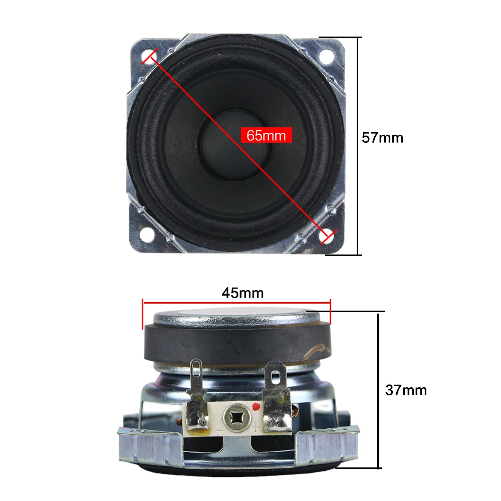 GHXAMP 2 дюймов Портативный полный спектр Динамик модуль Bluetooth Динамик DIY 4ohm 20 Вт для компьютера Бумбокс FM радио ноутбук 2 шт