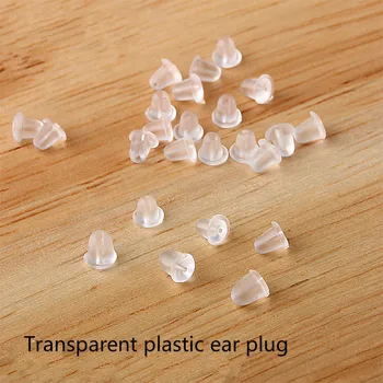 

Transparent plastic ear plugs earring earrings ear plugs plug Korea DIY accessories