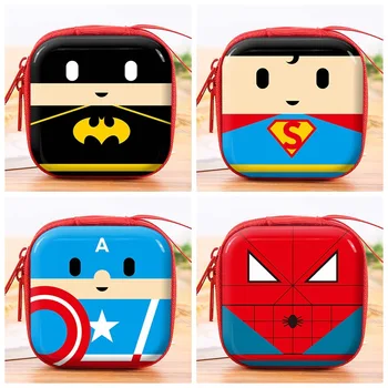 

New Marvel Avengers 4 Anime Wallet DIY party decor Avengers Spiderman Batman Superman Super Heros square Wallet