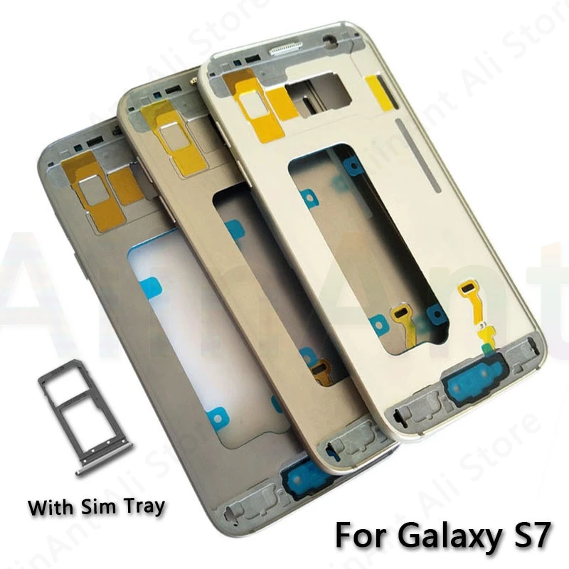 

For Samsung Galaxy S7 Edge G930 G935 G935A G935V G935F LCD Holder Middle Front Bezel Frame Metal Plate Housing Cover