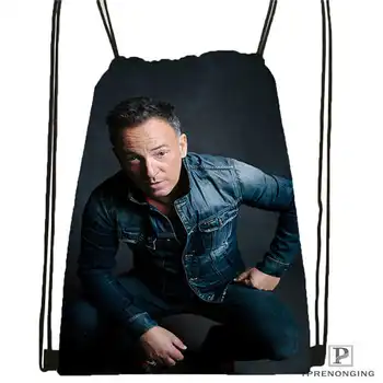 

Custom bruce-springsteen- Drawstring Backpack Bag Cute Daypack Kids Satchel (Black Back) 31x40cm#20180611-02-62