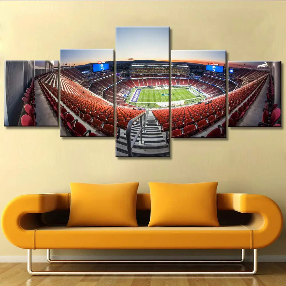 NCAA Championship Game Paintings Stadium Pictures NFL American Football