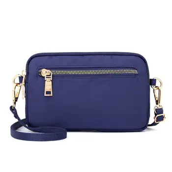

THINKTHENDO Nylon Small Crossbody Bags Waterproof Shoulder Bag Satchels Cell Phone Wallet Purse Bag for Women