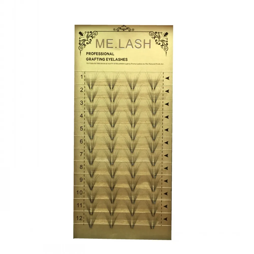 Wholesale ME.LASH 10 trayslot Butterfly Wings Shape 3D Eyelashes Winged Dovetail Imitate Silk False Mink Individual 7D Eyelash (7)