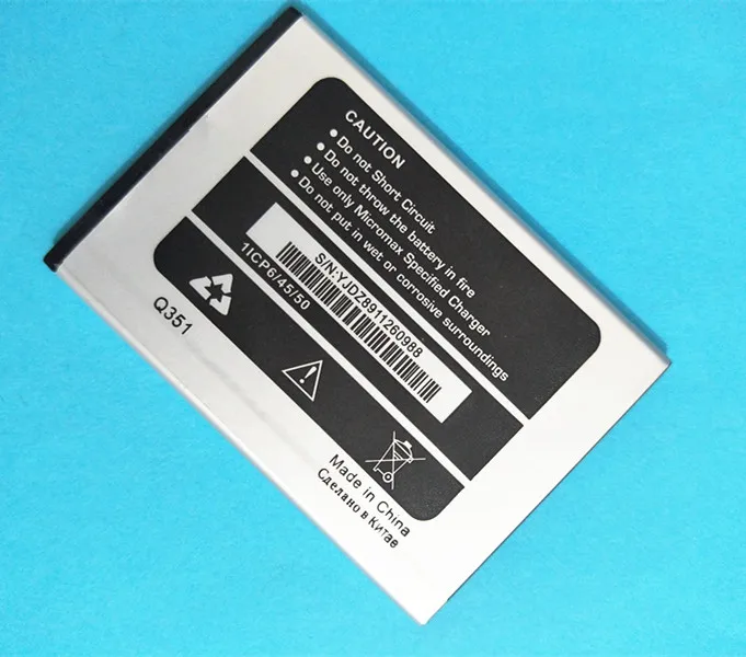 AZK High Quality Micromax Q351 Phone Battery for Micromax Q351 mobile phone +track code