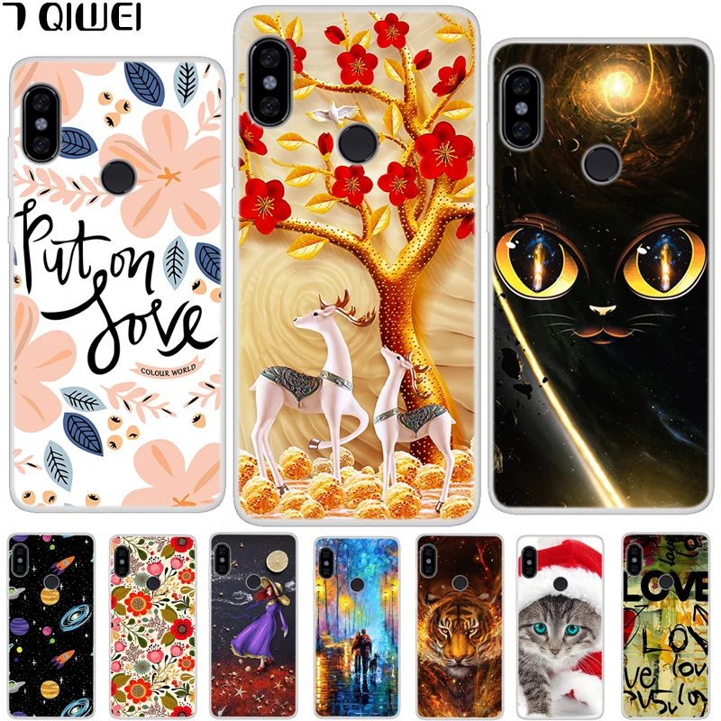 

For Xiaomi Redmi Note 6 Pro Case Silicone Soft Cool Case For Xiaomi Redmi Note 6 Pro Case Redmi Note 6 Note6 Pro Case Fruit TPU