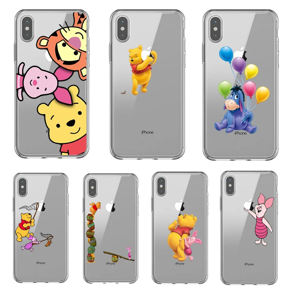 Прозрачный мягкий силиконовый чехол из ТПУ для iPhone 5 5S 6 6splus SE 7 8 Plus XR XS
