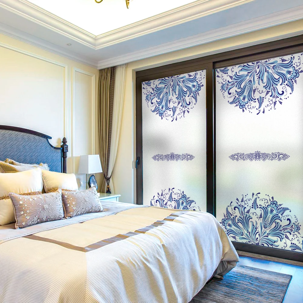 Buy Free Customized Stained Static Cling Window Film