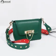 ZOOLER WOMAN COW leather shoulder bag designed genuine leather bags women messenger cross body bag for lady bolsa feminina-B213 ZOOLER WOMAN COW leather shoulder bag designed genuine leather bags women messenger cross body bag for lady bolsa feminina-B213