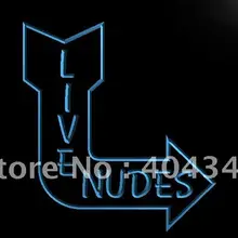 LK978-Live Nudes сексуальная леди ночной клуб бар светодиодный неоновый свет знак