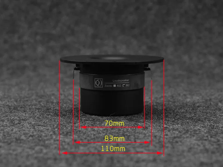 GHXAMP 110 мм 4 5 дюйма твитер динамик 2 сторонний Bluetooth сделай сам Ом 25 Вт домашний
