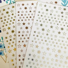 Новейшая L-J30 звезда 3d стикер для дизайна ногтей Наклейка для ногтей штамповка экспорт из Японии Дизайн Стразы украшения