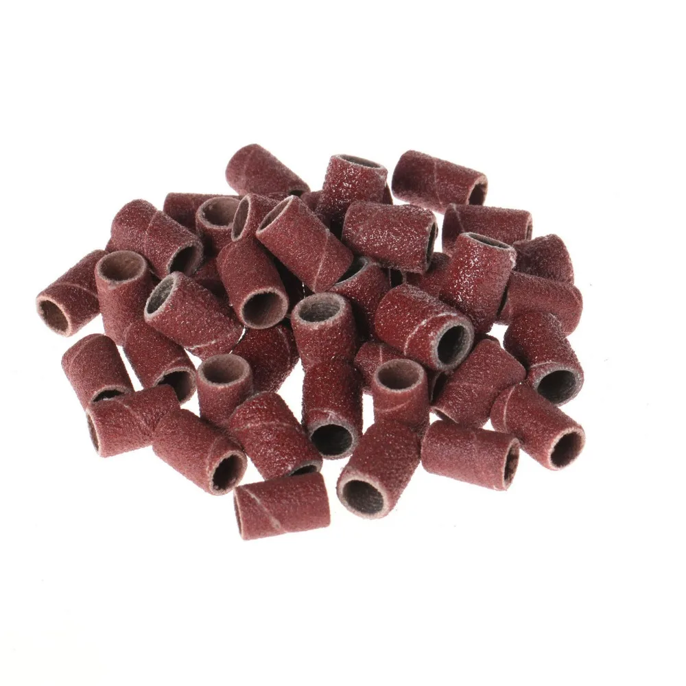 ZFE 100pcs of 1/4" Woodcarving Sanding Sleeves For Dremel Foredom