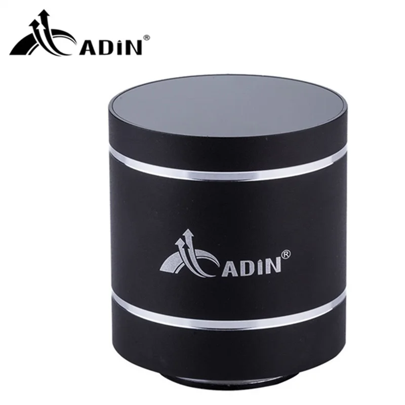  Adin Vibration Speaker Bluetooth Mini Subwoofer Wireless Speaker Portable Metal Altavoz Bluetooth P