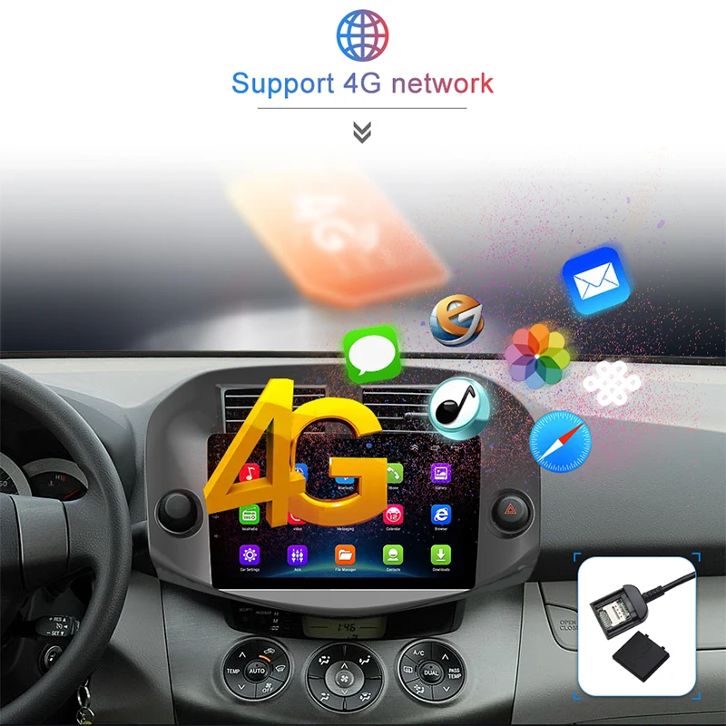 Excellent Junsun V1 2G + 32G Android 9.0 For Toyota RAV4 2005 - 2007- 2013 Car Radio Multimedia Video Player Navigation GPS 2 din dvd 5 Excellent Junsun V1 2G + 32G Android 9.0 For Toyota RAV4 2005 - 2007- 2013 Car Radio Multimedia Video Player Navigation GPS 2 din dvd 5