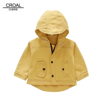 

CROAL CHERIE Autumn Baby Girl Clothes Jacket For Girls Fashion Windbreaker For A Boy Kids Baby Girl Coat Clothes 80-130cm