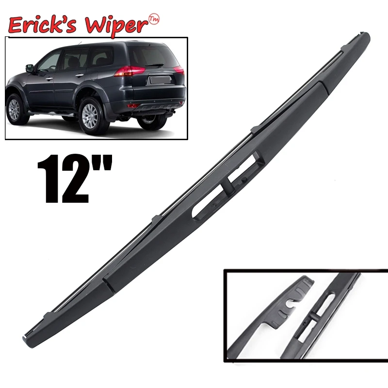 

Erick's Wiper 12" Rear Wiper Blade For Mitsubishi Pajero 2007 - 2019 2018 2017 2016 2015 2014 Windshield Windscreen Rear Window