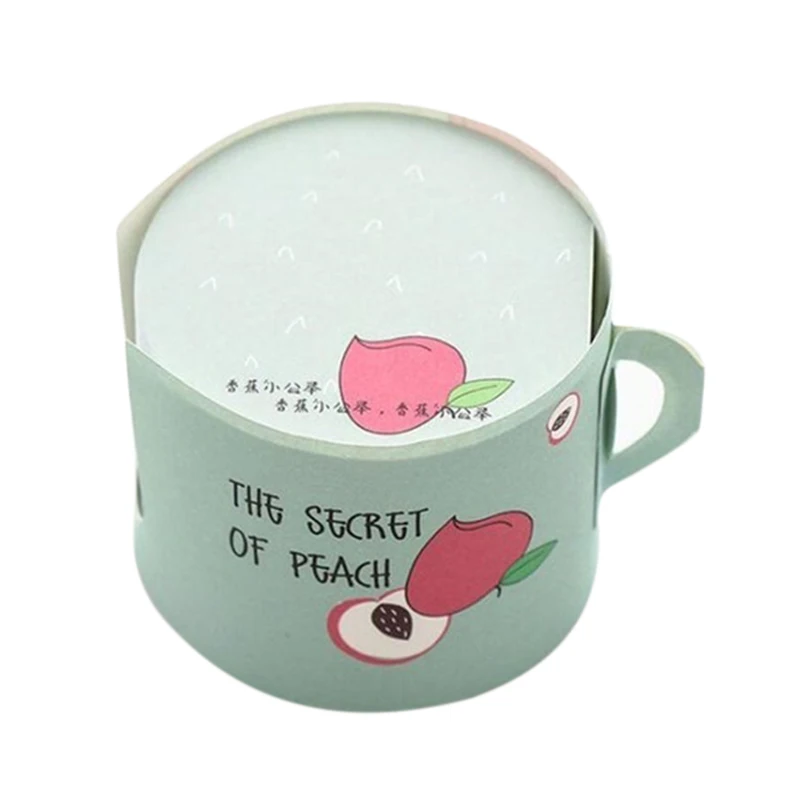 

Diy Cute Cup Sticky Notes Daily Planner Kawaii Fruit Memo Pad Post It Stationery Office School Supplies Gift