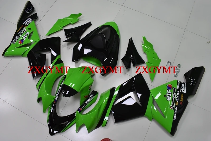 

Abs Fairing for Ninja ZX 10r 2004 - 2005 Abs Fairing for Kawasaki ZX10r 2005 Green Black Full Body Kits Ninja ZX 10r 2004