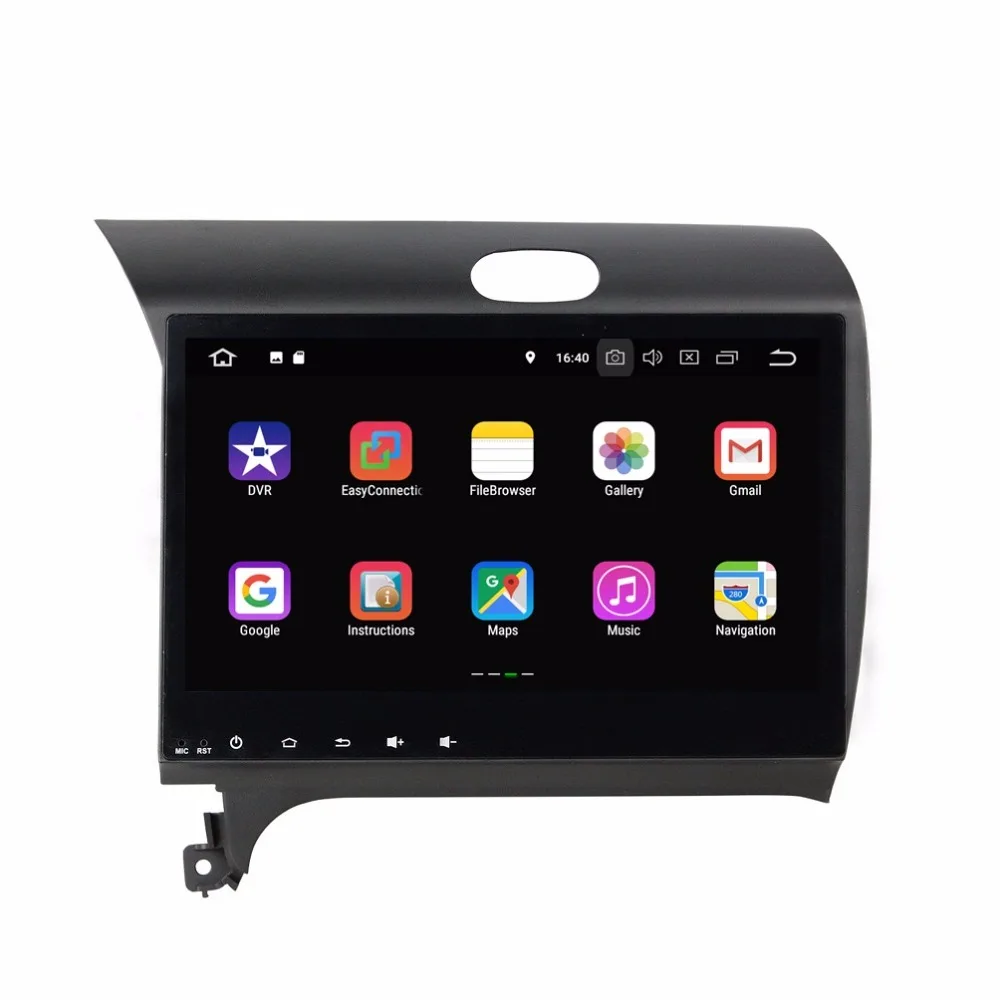 Flash Deal Android 8.1 Quad Core 10.1" Car radio dvd GPS Multimedia Head Unit for Kia Cerato K3 Forte 2013-2016 Bluetooth WIFI Mirror-link 2