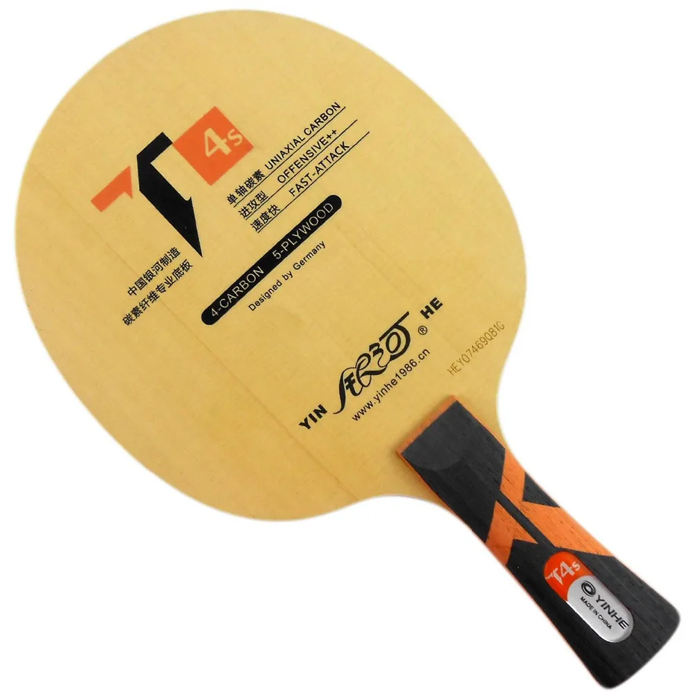 

Original Galaxy Yinhe T4s (UNIAXIAL CARBON, T-4 Upgrade) Table Tennis / PingPong Racket