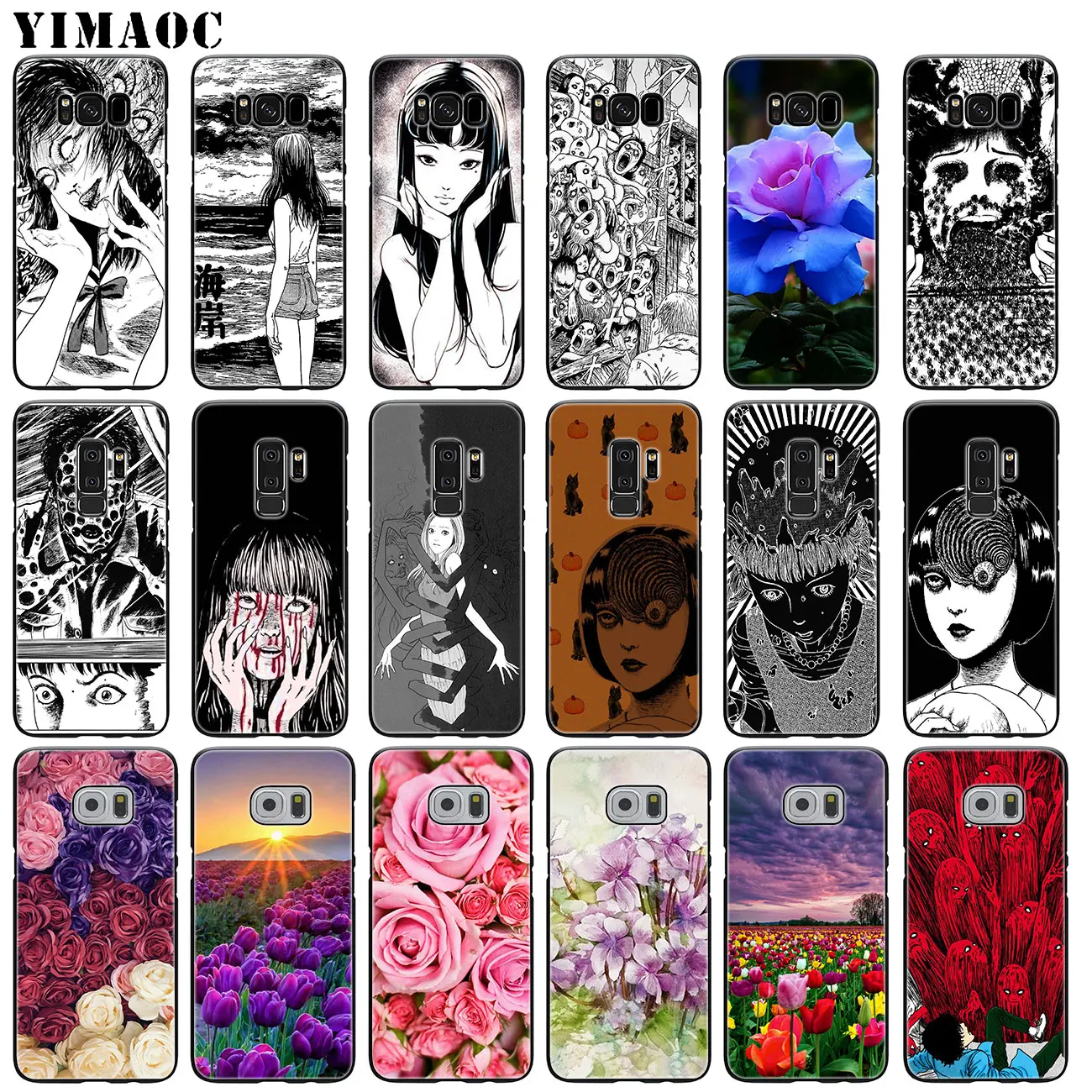YIMAOC Junji Ito Tees ужасный Мягкий силиконовый чехол для телефона Samsung Galaxy S20 Ultra S10 Lite S9 S8