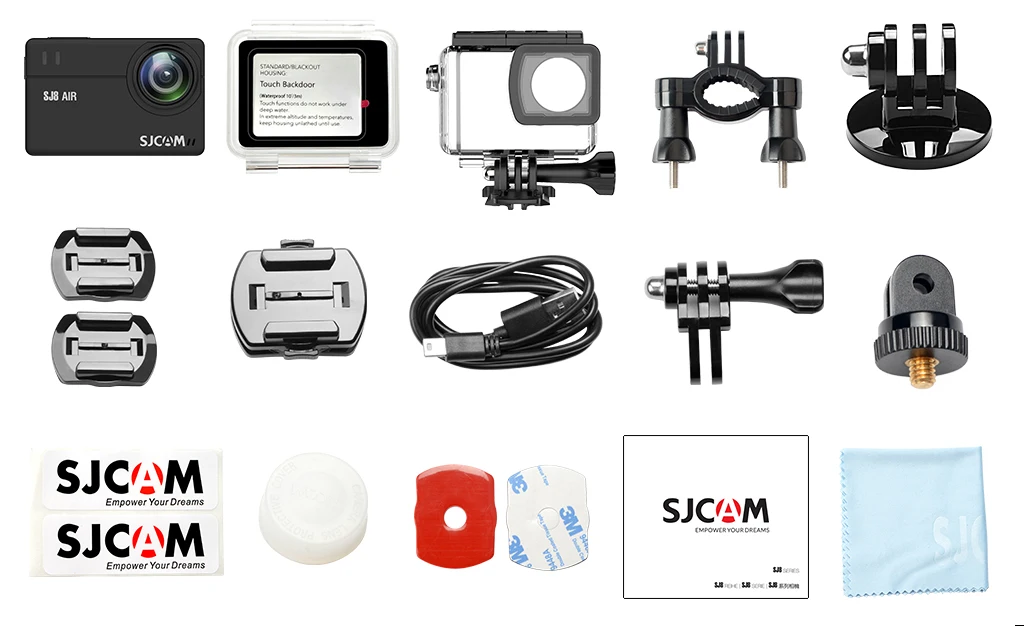 Оригинальная Экшн камера SJCAM SJ8 Air с сенсорным экраном 14 МП Wi Fi цифровая