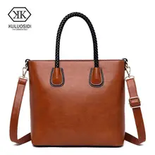 KULUOSIDI PU кожаные сумочки большой Ёмкость Повседневное сумка женская сумочка Для женщин Посланник Сумка Роскошные Bolso Mujer