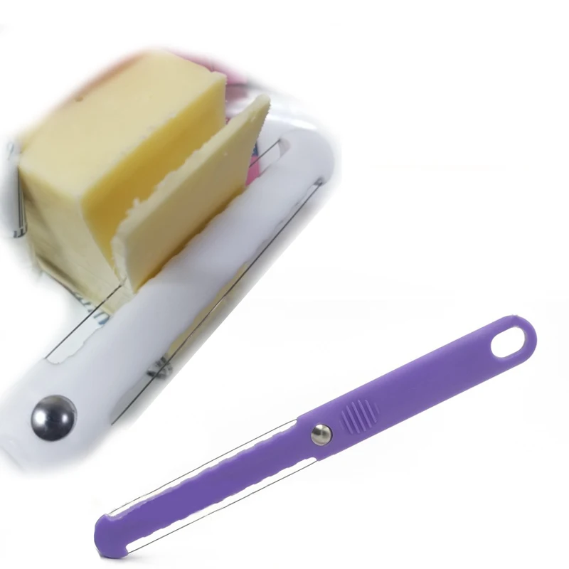 

white color Cheese Slicer Peeler Wired Cheese Butter Cutter Plastic Cheese Knife Cooking Baking Tools Kitchen Accessories