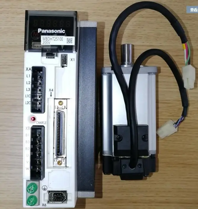 파나소닉-서보 모터, 1 세트 400W, MHMD042G1U + 400W, 파나소닉 서보 드라이버, MBDHT2510E 파나소닉-서보 모터, 1 세트 400W, MHMD042G1U + 400W, 파나소닉 서보 드라이버, MBDHT2510E