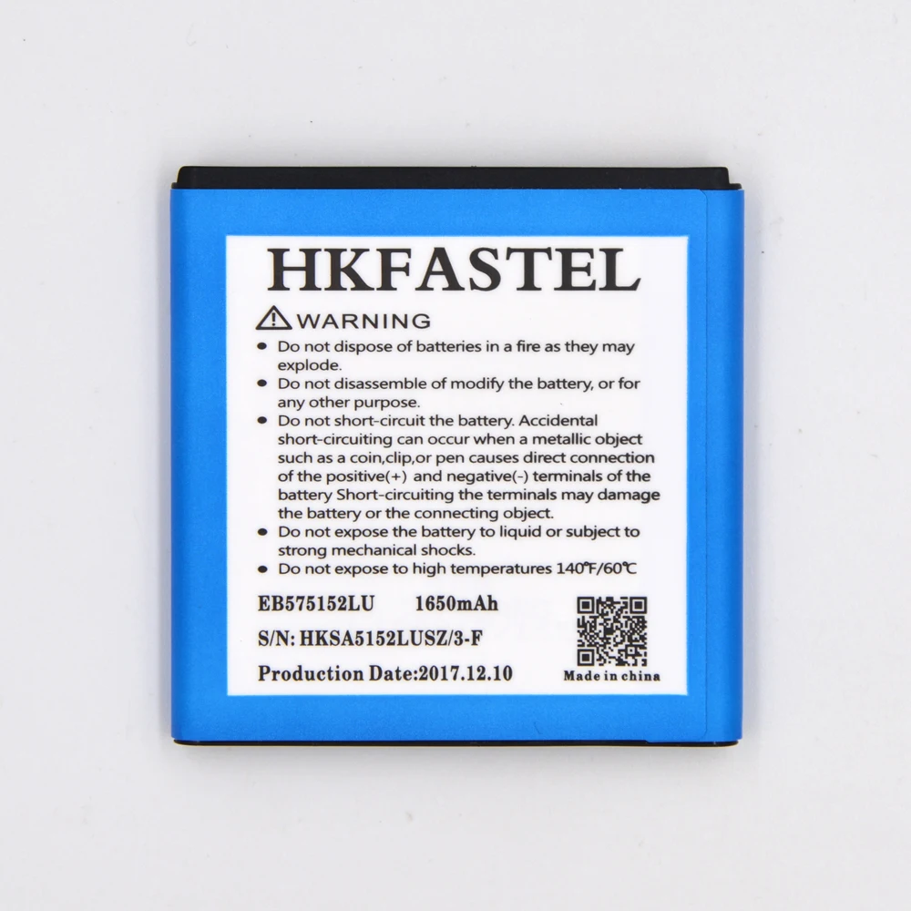 HKFASTEL EB575152LU батарея мобильного телефона для samsung Galaxy S I9000 i9001 I9003 I589 I8250 I919 D710 I779